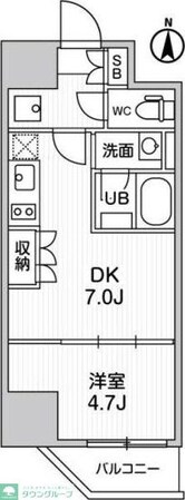 ALTERNA亀戸IIIの物件間取画像